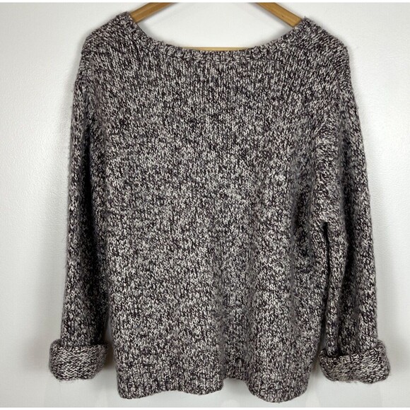 SKYR Women’s Vintage Chunky Fuzzy Mottled Mohair Wool Blend Sweater Warm XL Y2K - Picture 3 of 16